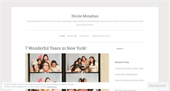 Desktop Screenshot of nicolemonahan.com